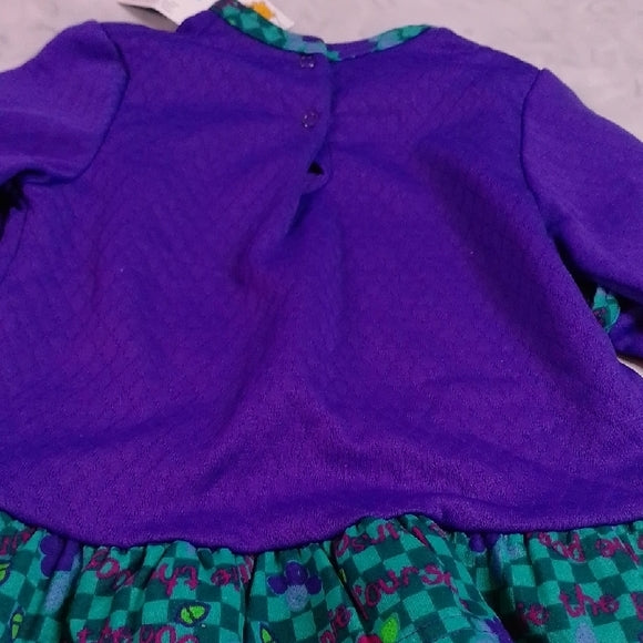 Vintage 90s Disney Winnie The Pooh Shirt Dress With Matching Pants NWT