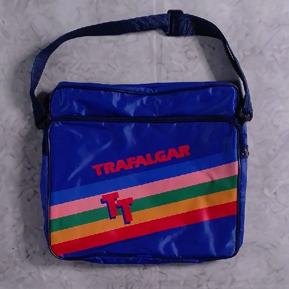 Vintage 1980s Trafalgar Messenger Tote, Nylon