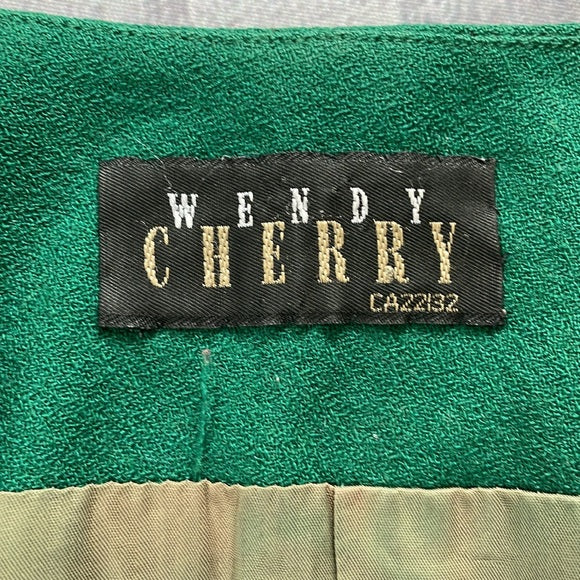 Vintage 90s Shego Kim Possible Cosplay Wendy Cherry Wool Jacket