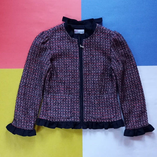 RED Valentino Wool Zip UP Jacket Via F. Turati