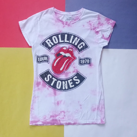 Women's The Rolling Stones Tour 1978 Remake T-Shirt Tie-Dye