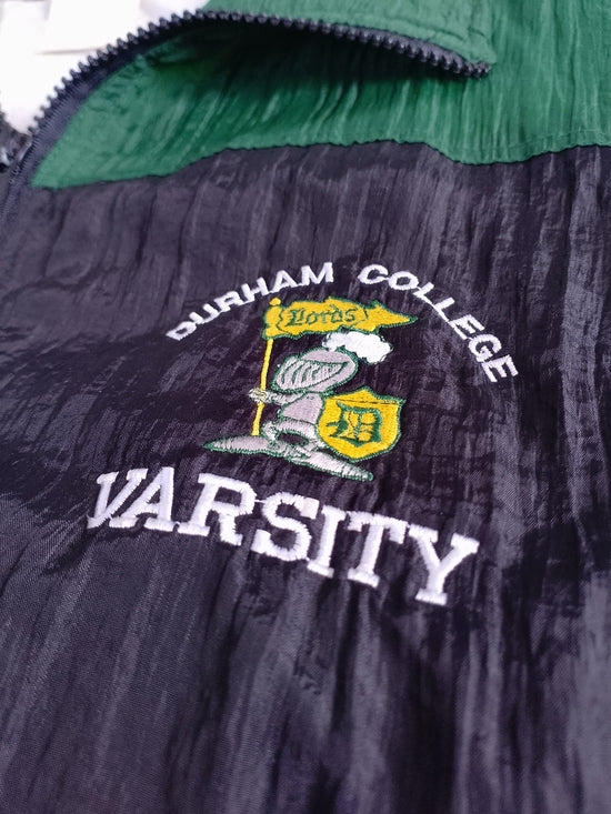 Vintage Durham College Varsity Windbreaker Jacket