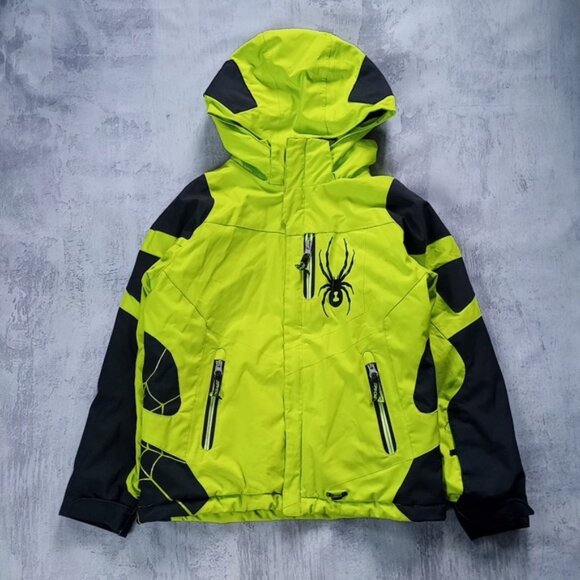 KIDS SPYDER WINTER JACKET GREEN #STYLE 5058-11