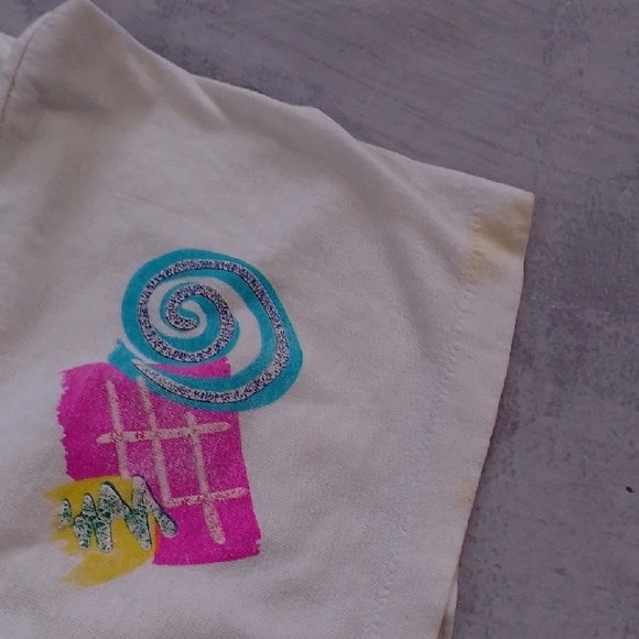 Vintage HUNTINGTON RIDGE TROPICAL SINGLE STITCH T-SHIRT