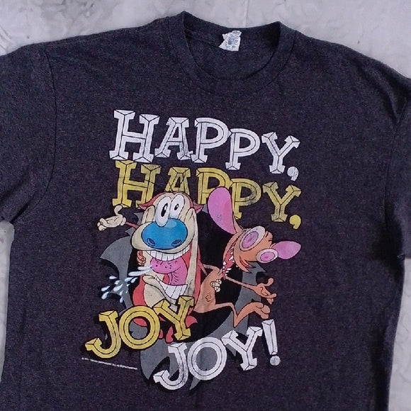 Modern Ren &amp; Stimpy Happy Happy Joy Joy T-shirt