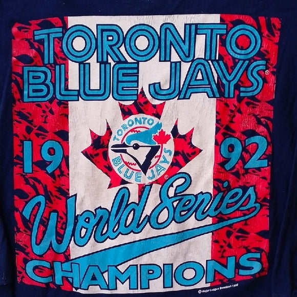 Vintage 1992 Toronto Blue Jays World Series Champions Long Sleeve Shirt