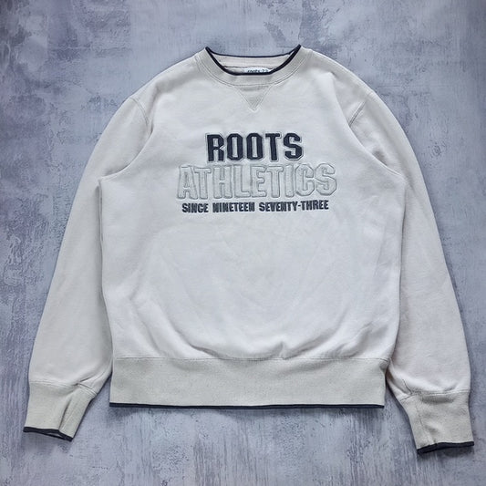 Vintage 90s Roots Athletics Since 1973 Crewneck Sweater