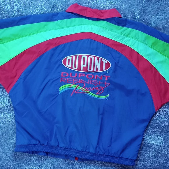 Vintage 90s Dupont Refinish Racing Windbreaker Jacket unisex