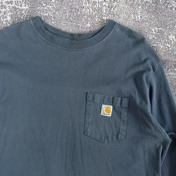 Carhartt Blue Long Sleeve Shirt UNISEX