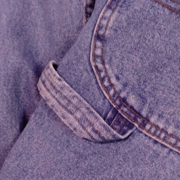 Vintage 90s NEVADA Blue Denim Overalls Workwear UNISEX