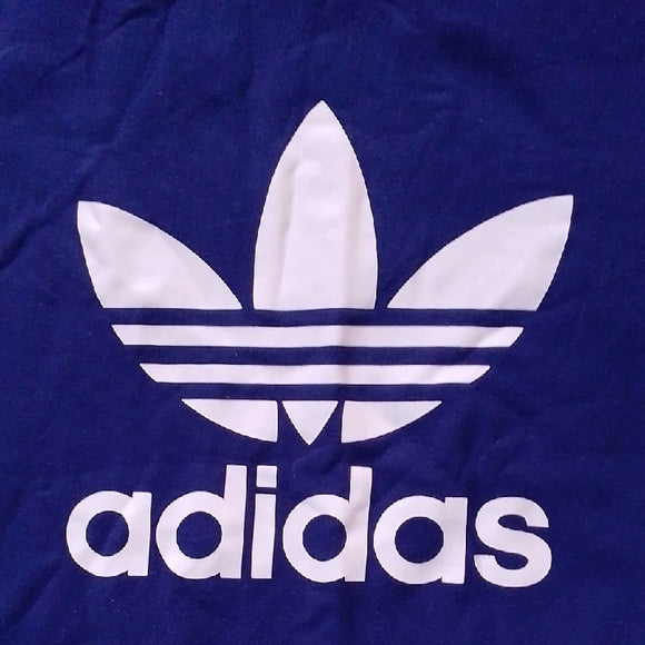 Adidas Navy Tee with White Logo