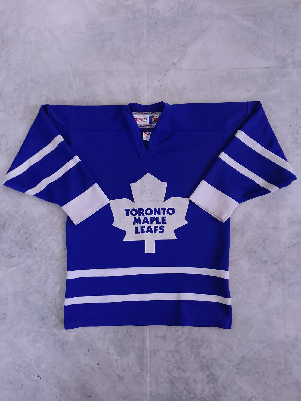 Vintage 90s CCM Toronto Maple Leafs Hockey Jersey KIDS