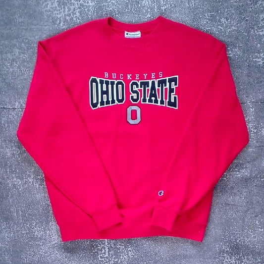 Champion Ohio State Buckeyes Red Crewneck Sweater
