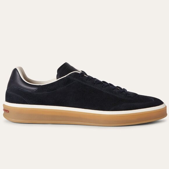 Loro Piana Tennis Walk Sneaker Suede Calf Split