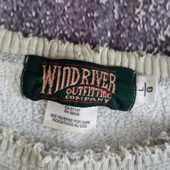 Vintage 90s Wind River Distressed Crewneck Sweater