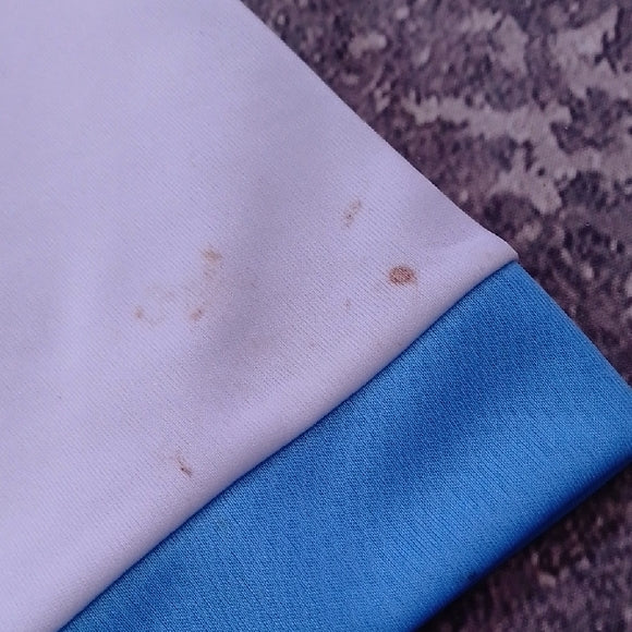 Macron White and Blue Soccer Jersey SSC NAPOLI Lete MSC