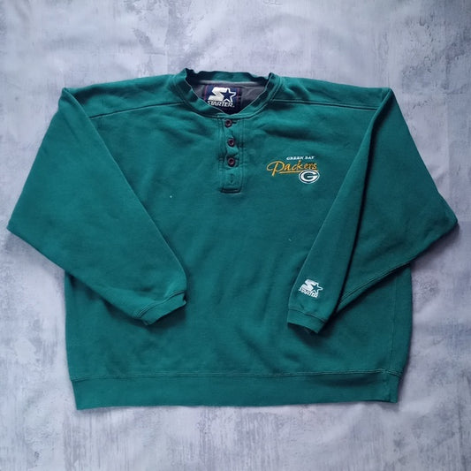 Vintage 90s STARTER  NFL Green Bay Packers Crewneck Sweater UNISEX