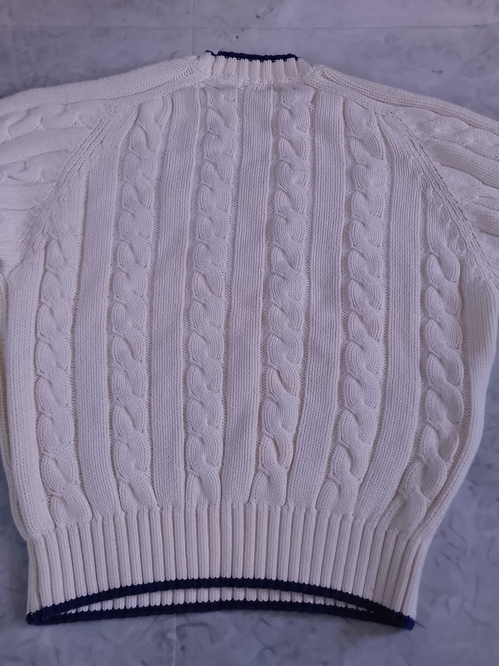 Vintage 90s GAP Cream Cable Knit Sweater
