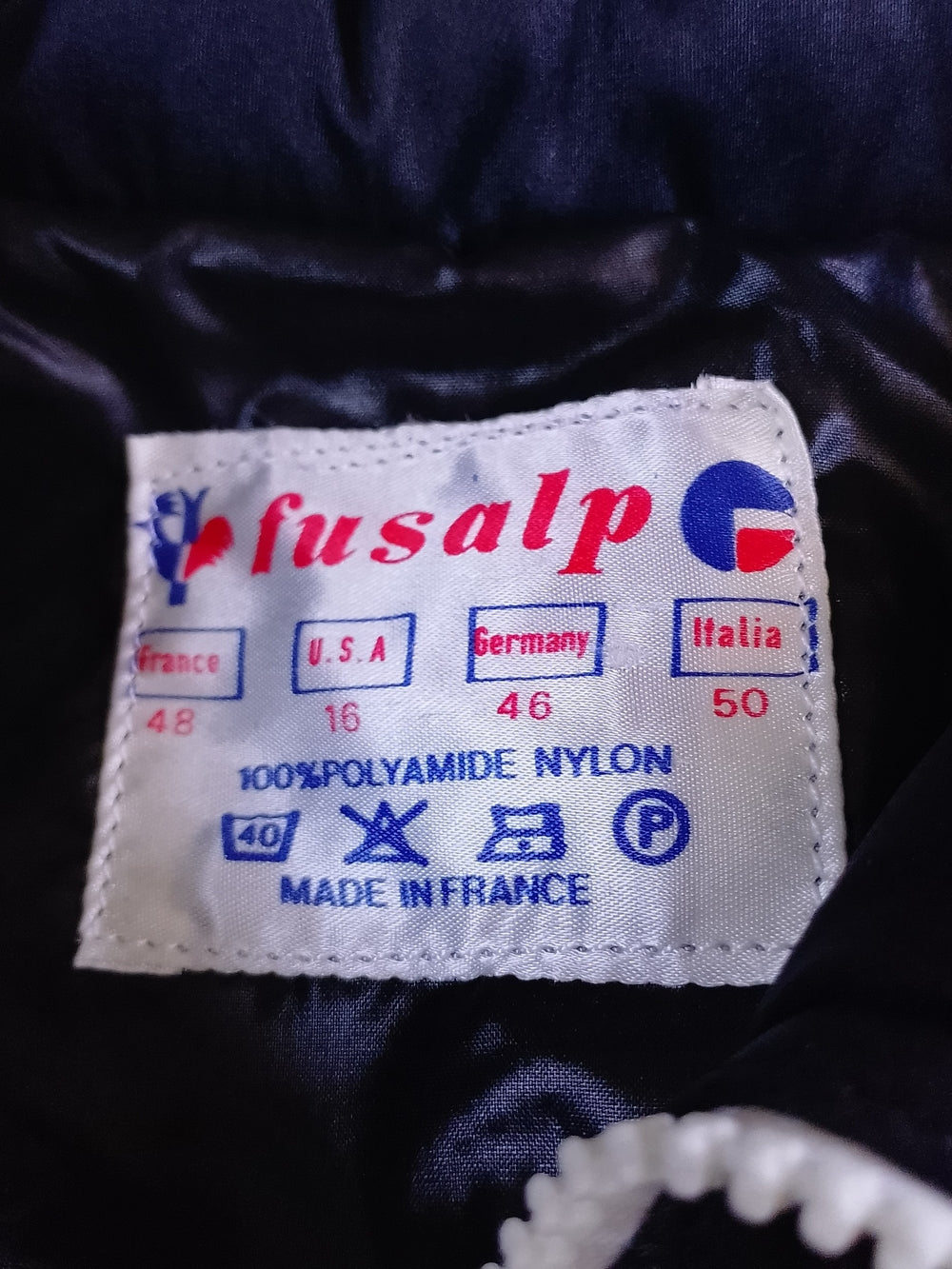 Vintage FUSALP 80s/90s Puffer Jacket with Accents