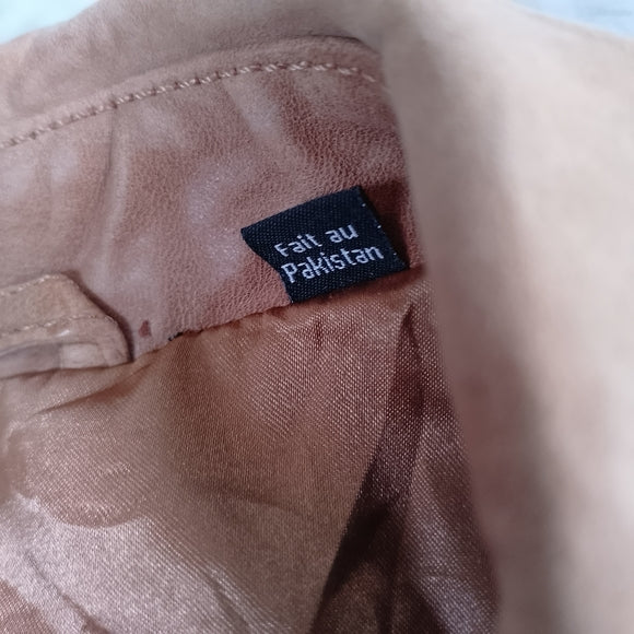 Vintage Leather Blazer Jacket