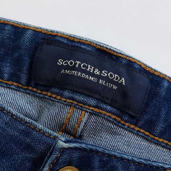 Scotch & Soda Skim AMS Blauw Favorite Denim Jeans