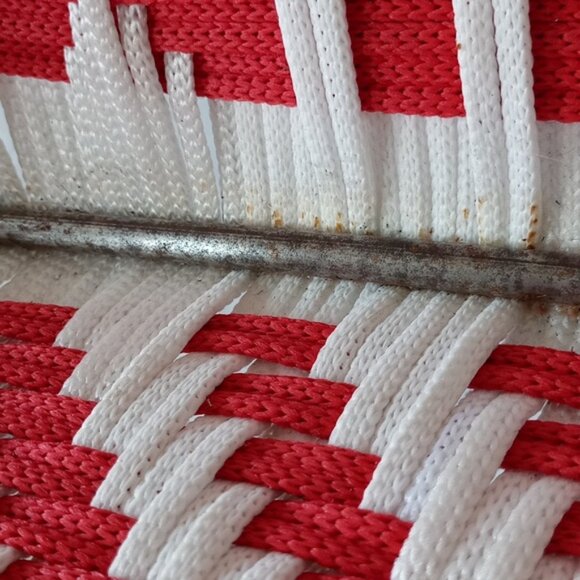 Vintage Red Wings Folding Lawn Chair