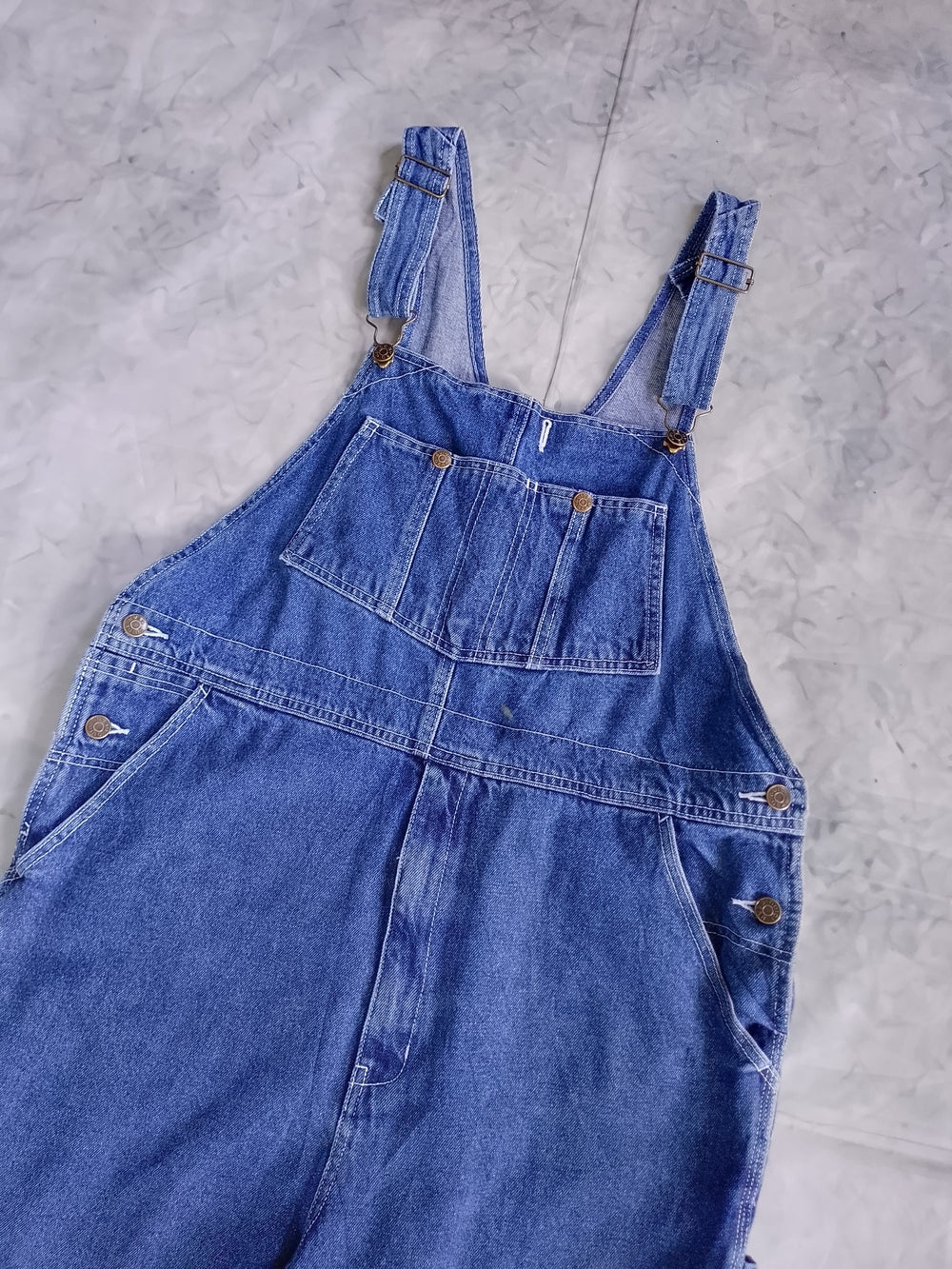 Vintage 90s Denim Overalls Workwear BLUE GUIDE GEAR