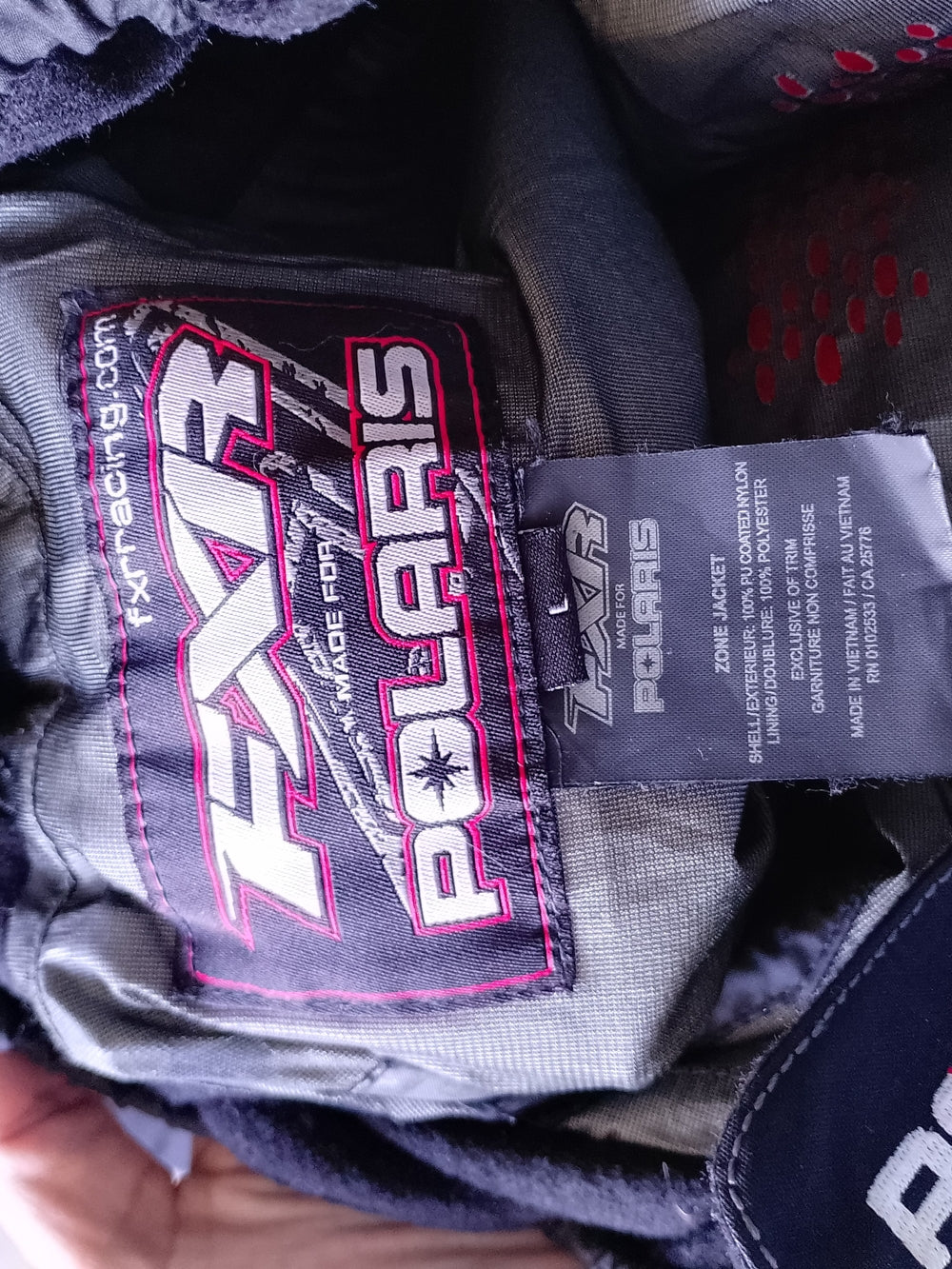 FXR Mountain POLARIS Men’s Black Snowmobile Jacket