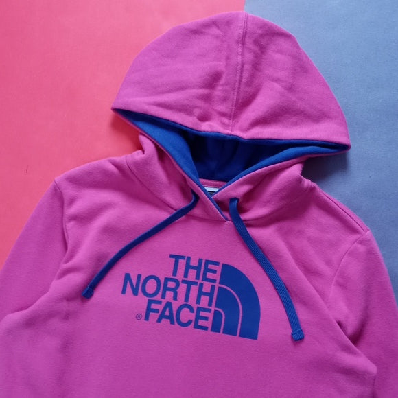 The North Face Pink/blue Women's Hoodie Sweater