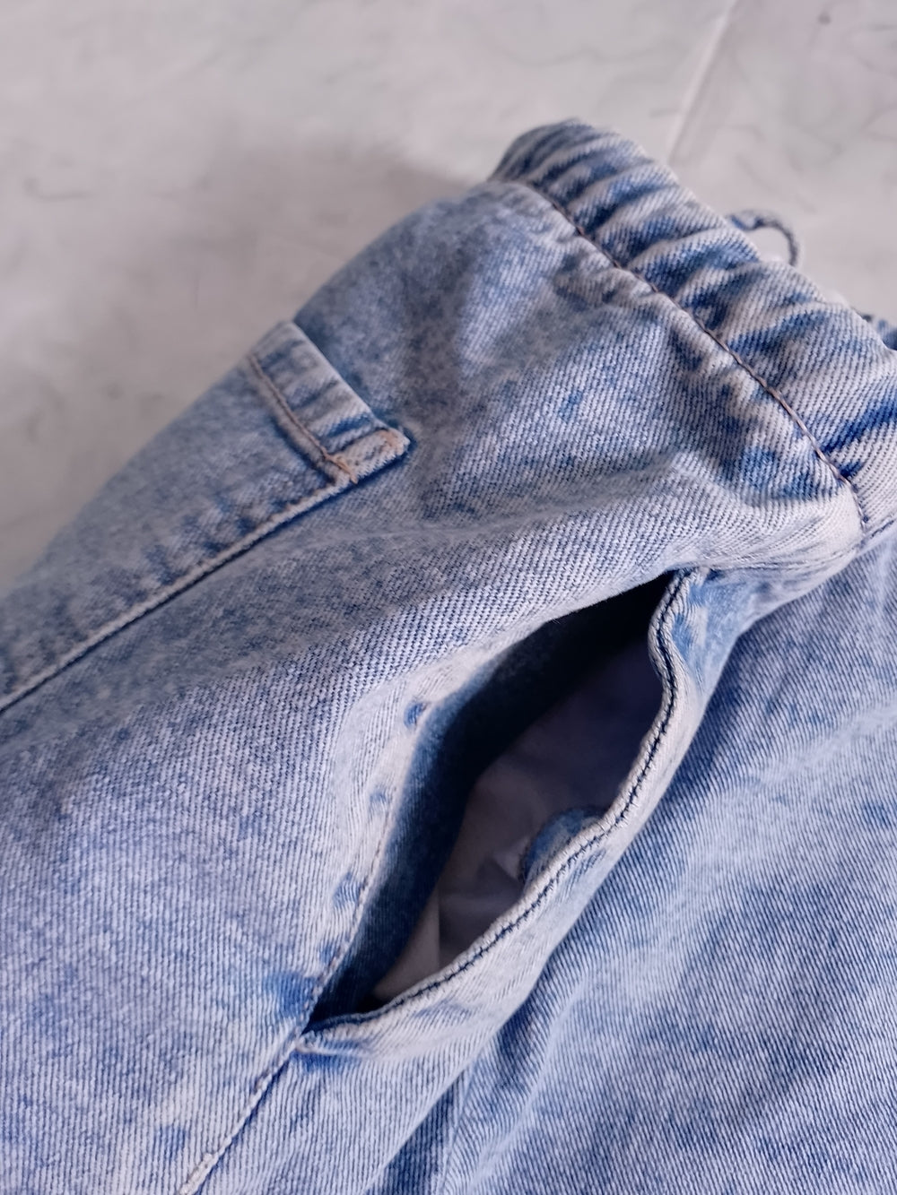 AEROPOSTALE Mid Rise Baggy Light Blue Denim Jeans