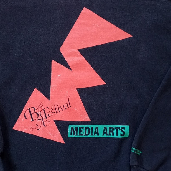 Vintage 90s Banff Festival Of The Arts MEDIA ARTS Sweater Unisex