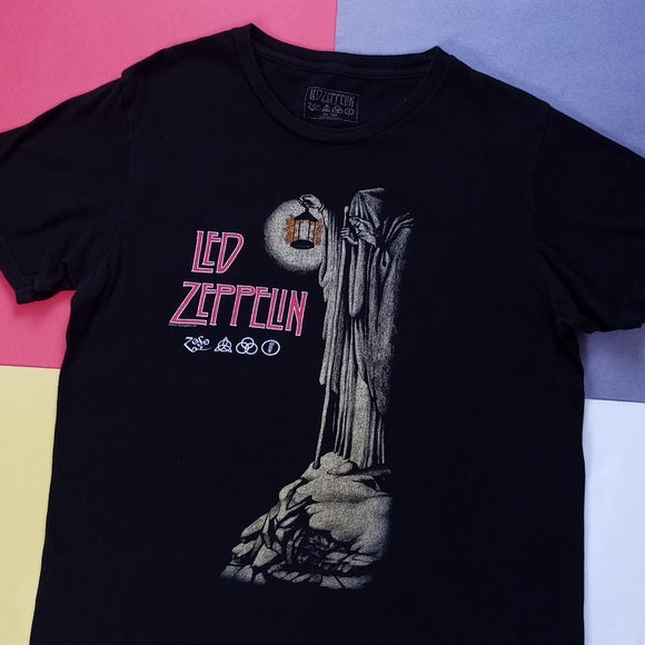 Official Led Zeppelin Zoso Graphic T-Shirt UNISEX