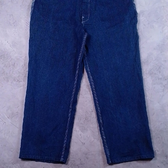 VINTAGE 90s USA Works Denim Overalls Workwear unisex