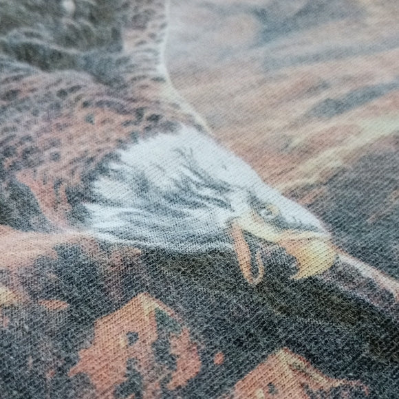 Vintage 1997 Soaring Bald Eagle Tie dye T-Shirt The Mountain