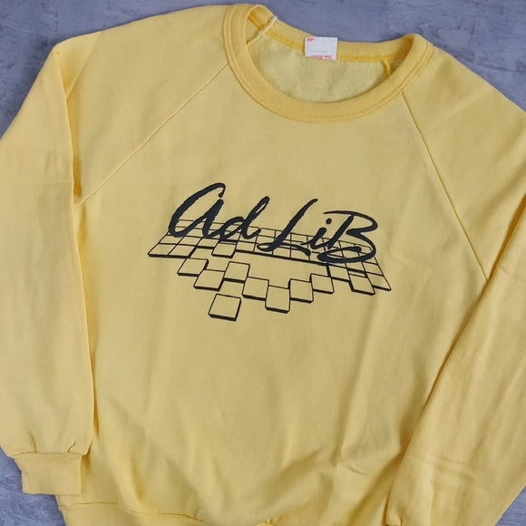 Vintage 80s AD LiB Graphic Crewneck Sweater UNISEX