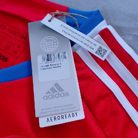Adidas Federación De Futbol De Chile Aeroready Soccer Jersey