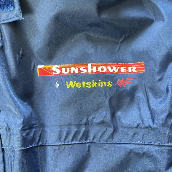 Vintage 90s Sunshowers Wetskins Windbreaker Jacket UNISEXw