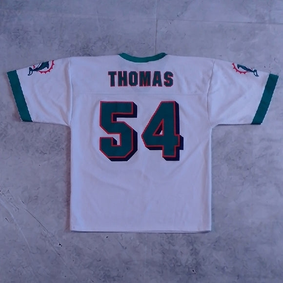 NFL MIAMI DOLPHINS ZACH THOMAS JERSEY #54 LOGO ATHLETIC