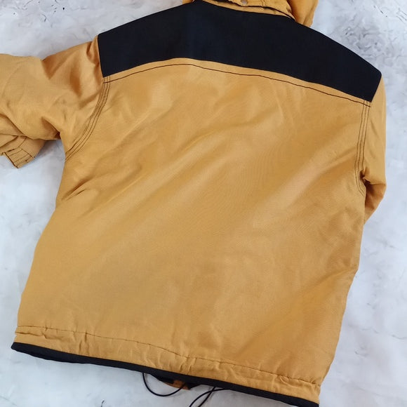 Vintage 90s MAX POINT SPORTS ANTARCTIC LINE YELLOW Winter Jacket UNISEX