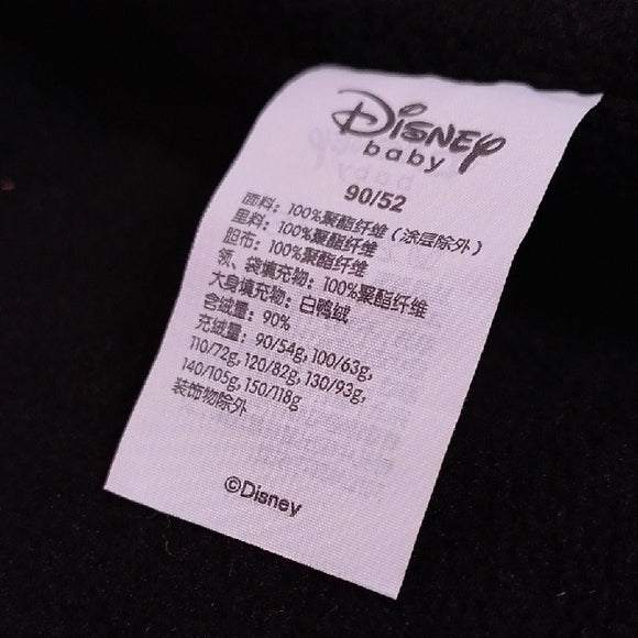 RARE Disney Baby MICKEY MOUSE Black Down Puffer Jacket