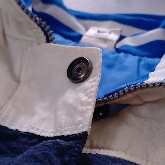 Vintage 90s NIKE Navy and White Sleeveless Vest Jacket