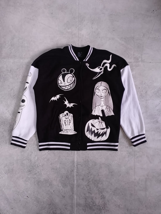 DISNEY HER UNIVERSE The Nightmare Before Christmas Oversized Varsity Jacket
