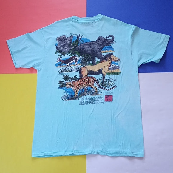 Vintage 1992 San Diego Zoo Center For Reproduction Of Endangered Animals T-Shirt