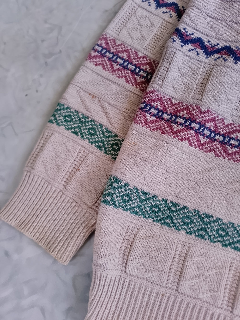 Vintage 90s TT&Co. Sport Knit Stripes Sweater