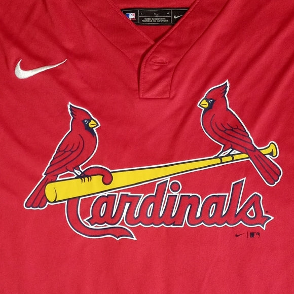 Red Nike MLB Cardinals Jersey #43