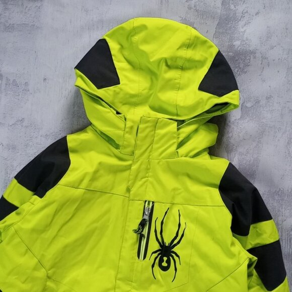 KIDS SPYDER WINTER JACKET GREEN #STYLE 5058-11