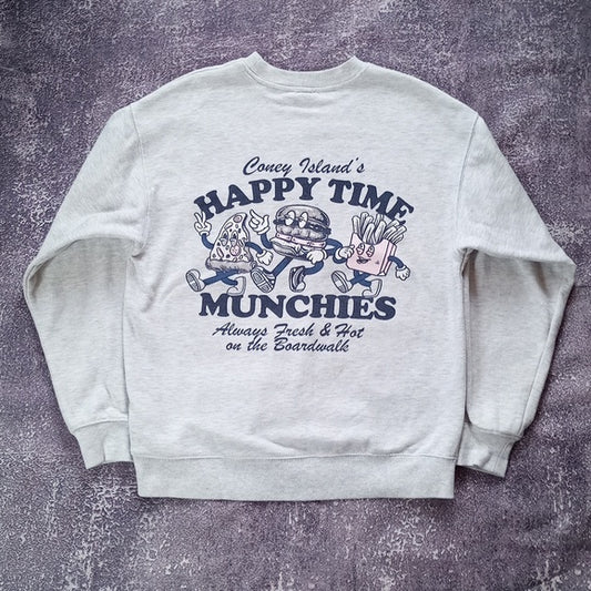 Conney Islands Happy Time Munchies Crewneck Sweater