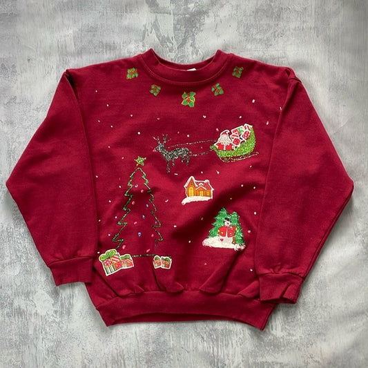 Vintage Nothern Getaway Christmas UGLY Sweater