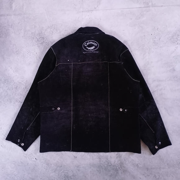 Caiman 3029 Black Boarhide Pigskin Welding Jacket