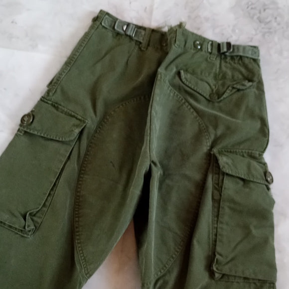 1966 Vietnam War Era OG 107 GS "Quarpel"  Trousers Mens Combat Military Pant